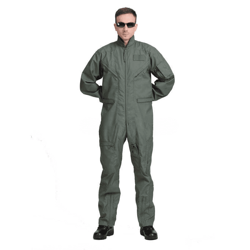 Overol Americano Verde De Vuelo Flying Suit Pilot Nomex
